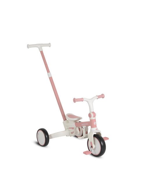 COMPACTO ÚJ 3IN1 tricikli multifunkciós, futóbiciklivé alakítható PINK