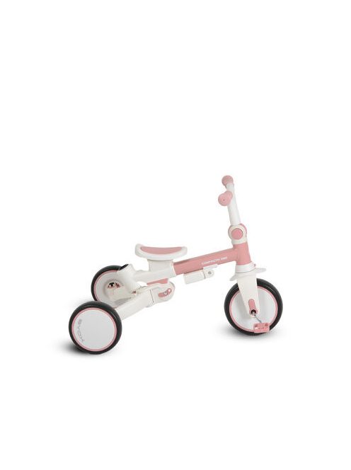 COMPACTO ÚJ 3IN1 tricikli multifunkciós, futóbiciklivé alakítható PINK