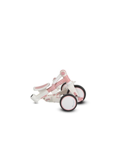 COMPACTO ÚJ 3IN1 tricikli multifunkciós, futóbiciklivé alakítható PINK