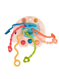   MŰANYAGJÁTÉK szilikon játék érzékszervi Elefánt BÉZS