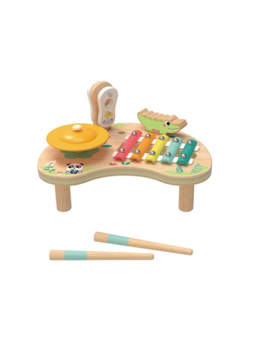 MONI fajáték music center, xilofon, ÁLLATOS