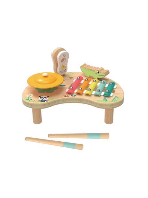 MONI fajáték music center, xilofon, ÁLLATOS