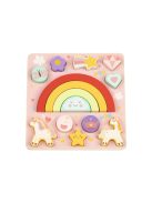 MONI 2IN1 balance puzzle Unicornis SZIVÁRVÁNY