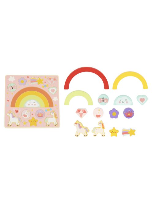 MONI 2IN1 balance puzzle Unicornis SZIVÁRVÁNY