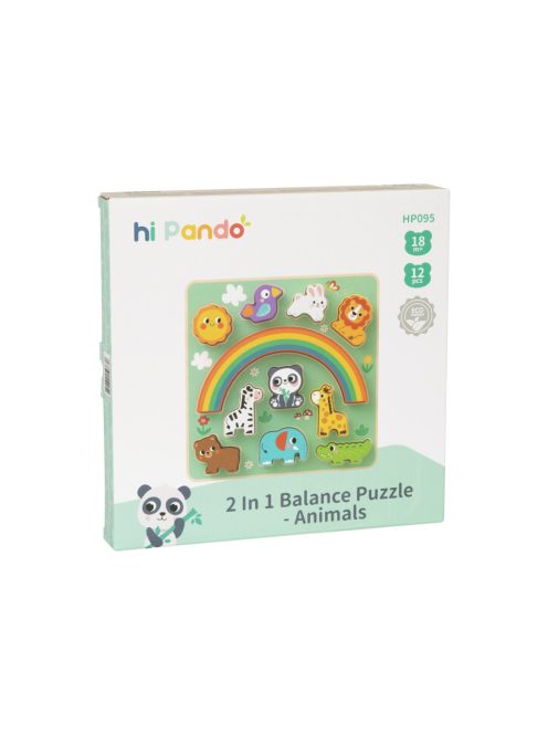 MONI 2IN1 balance puzzle ÁLLATOS/ANIMALS