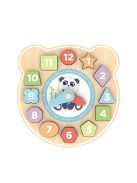 MONI fa puzzle óra pandás PASZTEL