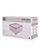 GAMEZONE összecsukható járóka szőnyeggel, 60 labdával 120x120 MENTA