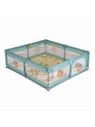 GAMEZONE összecsukható járóka szőnyeggel, 60 labdával 180x200 MENTA