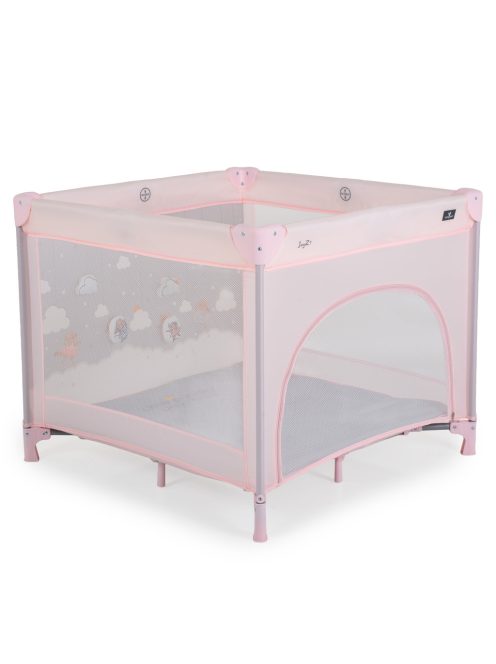 JOYZI utazójáróka összecsukható 90*90cm RÓZSASZÍN