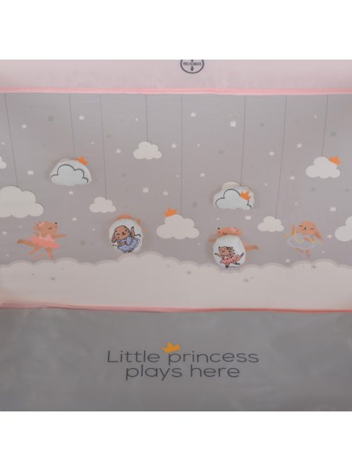 JOYZI utazójáróka összecsukható 90*90cm RÓZSASZÍN