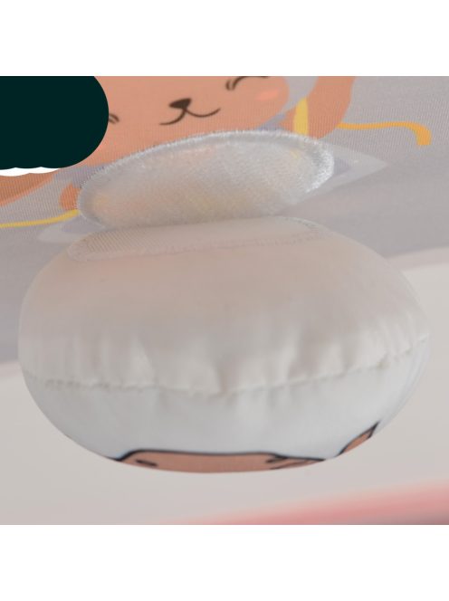 JOYZI utazójáróka összecsukható 90*90cm RÓZSASZÍN