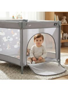 JOYZI utazójáróka összecsukható 90*90cm SZÜRKE