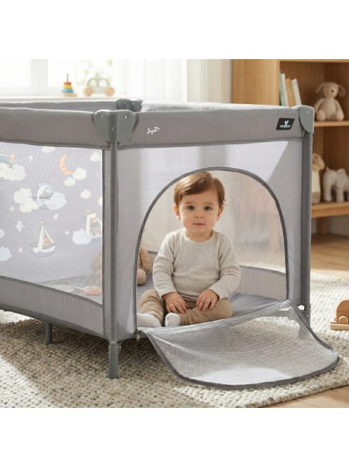 JOYZI utazójáróka összecsukható 90*90cm SZÜRKE