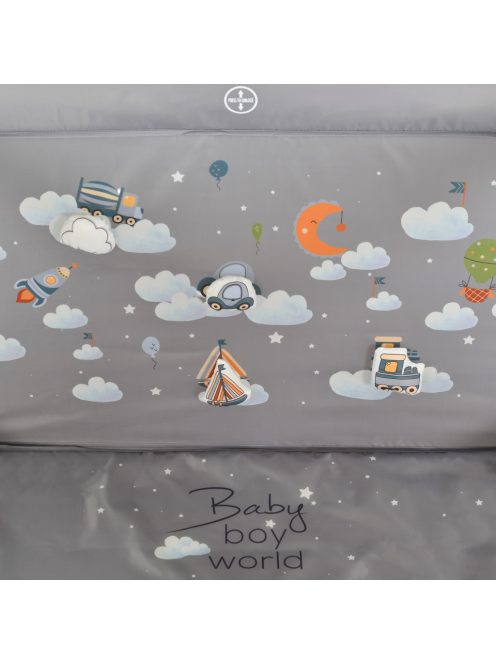 JOYZI utazójáróka összecsukható 90*90cm SZÜRKE