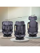 AVENTURA dönthető autósülés 40-150cm SZÜRKE