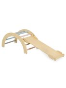 PIKLER fa mászóka 3in1 rámpával, létrával, híddal