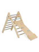 PIKLER fa mászóka 3in1 rámpával, létrával, híddal