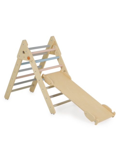 PIKLER fa mászóka 3in1 rámpával, létrával, híddal