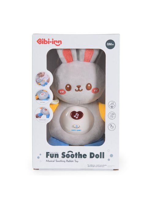 Plüss zenélő NYUSZI fehér zajjal 