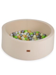 LABDAMEDENCE 90 cm 200db 5,5cm ZÖLD labdával BÉZS