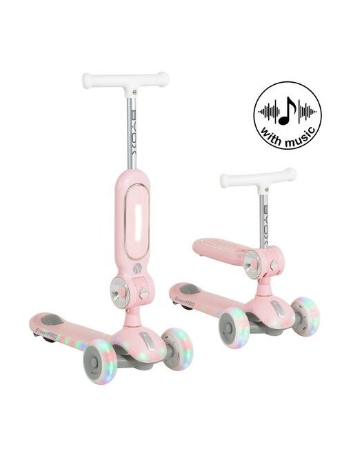 STREETPRO roller 2in1 üléssel PINK