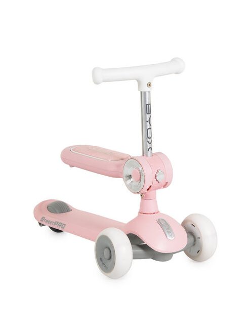 STREETPRO roller 2in1 üléssel PINK