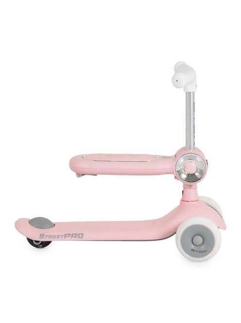 STREETPRO roller 2in1 üléssel PINK
