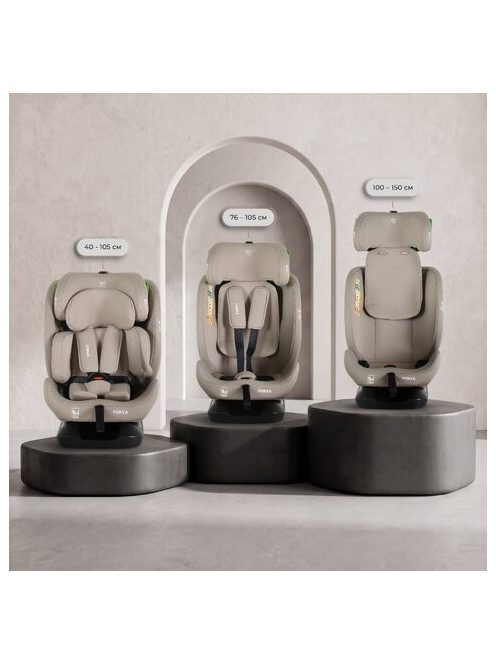 FORZA Prémium autós ülés isofix nélkül 40-150cm BÉZS
