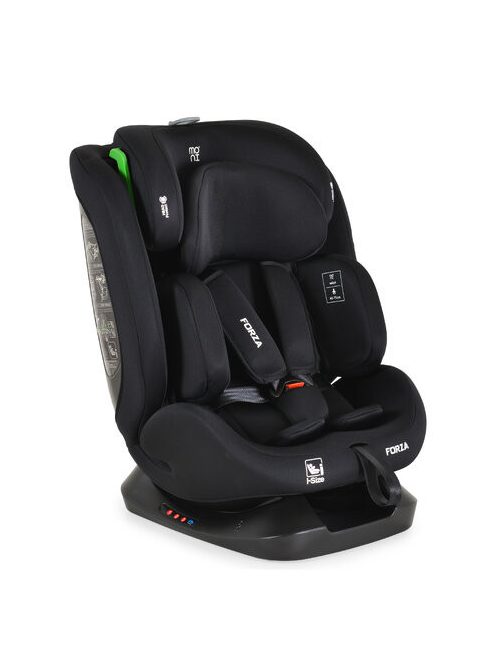 FORZA Prémium autós ülés isofix nélkül 40-150cm FEKETE