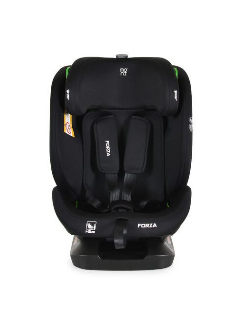 FORZA Prémium autós ülés isofix nélkül 40-150cm FEKETE