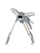 FUJI etetőszék és hinta 2in1 prémium huzattal SZÜRKE