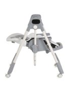 FUJI etetőszék és hinta 2in1 prémium huzattal SZÜRKE