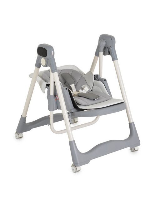 FUJI etetőszék és hinta 2in1 prémium huzattal SZÜRKE