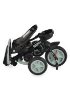 EXPLORE tricikli összecsukható tolókaros ZÖLD