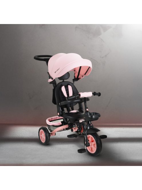 EXPLORE tricikli összecsukható kormányos PINK