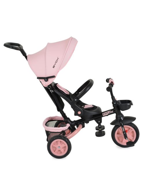 EXPLORE tricikli összecsukható kormányos PINK