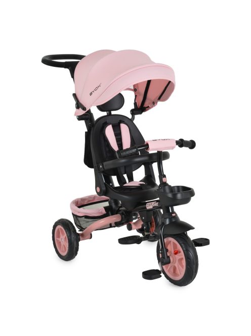 EXPLORE tricikli összecsukható kormányos PINK