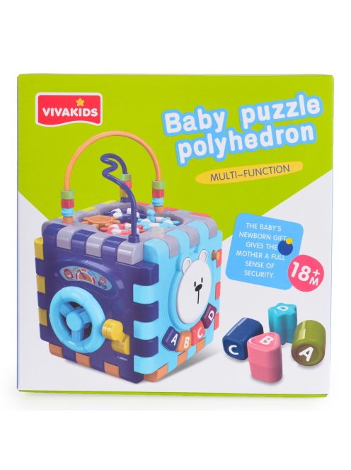 MONI montessori kocka KÉK
