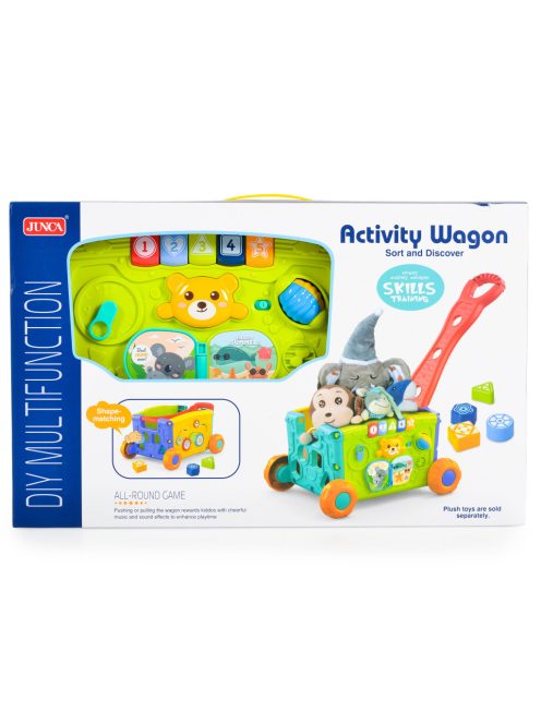 MONI activity wagon húzható kocsi ZÖLD