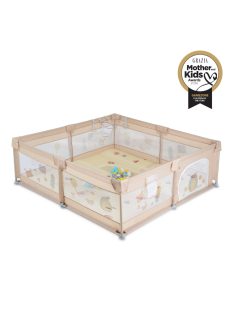   GAMEZONE  járóka szőnyeggel, 60 labdával 180x200 VILÁGOS BÉZS