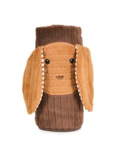 TAKARÓ Coco Puppy nyuszi fülekkel 90x75cm BARNA