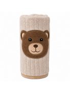 TAKARÓ Honey Bear macifejjel 90x75cm BÉZS