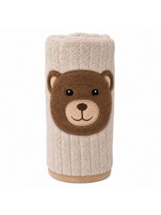 TAKARÓ Honey Bear macifejjel 90x75cm BÉZS