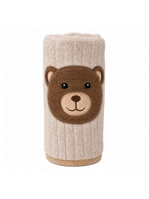 TAKARÓ Honey Bear macifejjel 90x75cm BÉZS