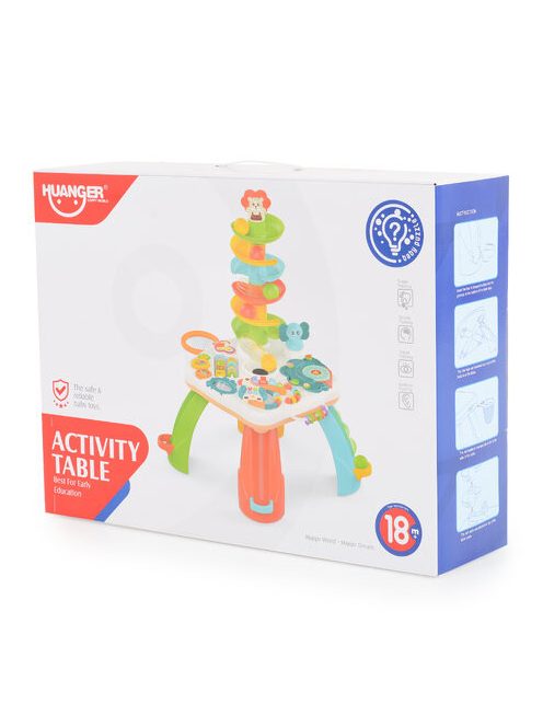 Műanyag zenélő activity asztal ÁLLATOS
