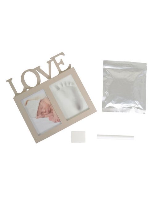 MOULD LOVE kéz- láblenyomat készítő képkerettel