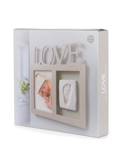 MOULD LOVE kéz- láblenyomat készítő képkerettel