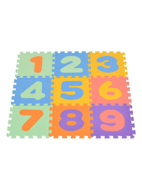 HABTAPI 9 db-os puzzle SZÍNES/SZÁMOK