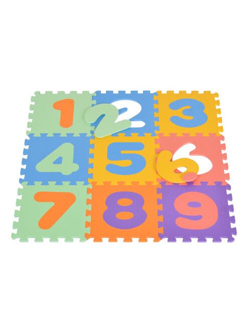 HABTAPI 9 db-os puzzle SZÍNES/SZÁMOK