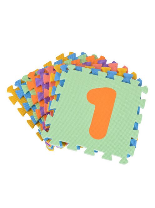 HABTAPI 9 db-os puzzle SZÍNES/SZÁMOK